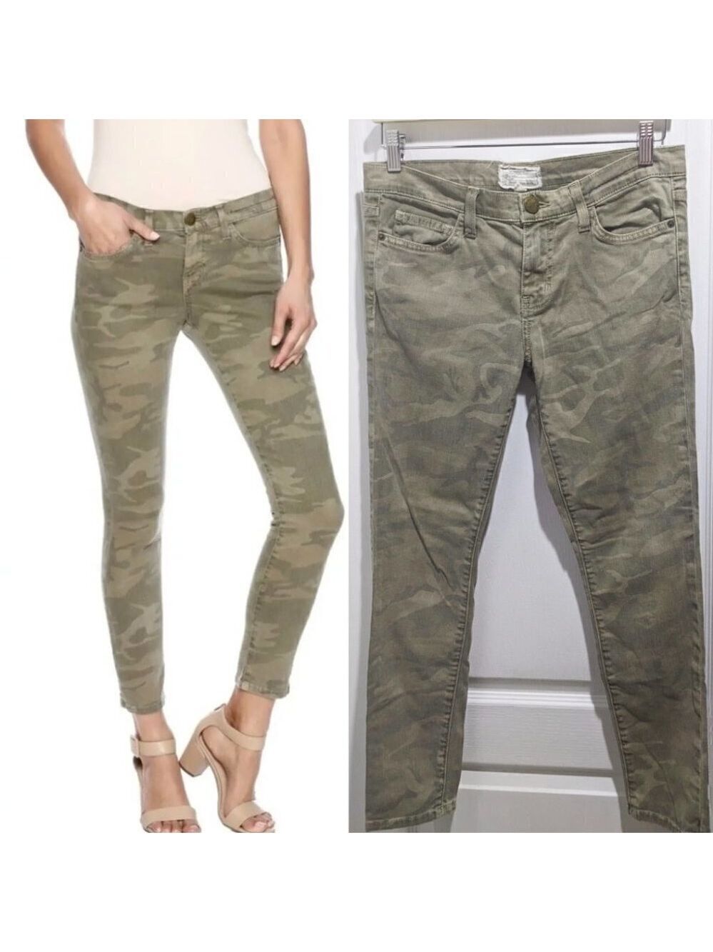 Current/Elliott | Stiletto Skinny Jeans in Army Camo